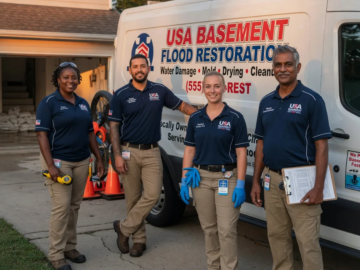 Basement Flood Cleanup company in St Columbans, NE