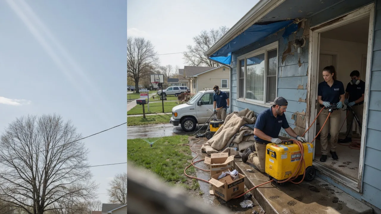 Basement Flood Cleanup in St Columbans, NE near me